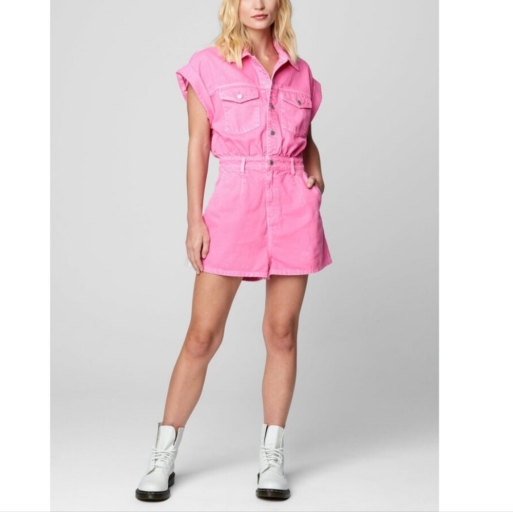 Blank NYC Pink Jumpsuit with Chic Design - Picture 2 of 9